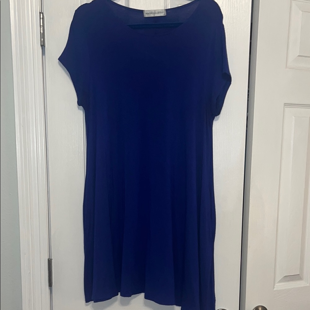 Blue T-Shirt Dress